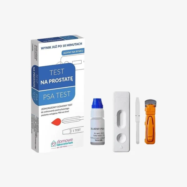 Test prostate Hydrex Diagnostics omogoča hitro in diskretno preverjanje ravni PSA kar doma. Rezultat dobiš že v približno 10 minutah, brez obiska zdravnika.