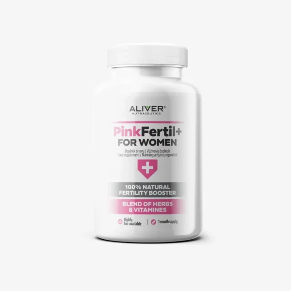 Aliver PinkFertil Plus kapsule z inozitolom in vitamini