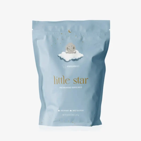 Izdelek Little Star je prehransko dopolnilo z kakavom primerno tudi za otroke namenjen podpori energije, počutja in delovanja živčnega sistema.