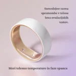 Pametni prstan Femometer med spanjem meri bazalno temperaturo in natančno prepozna plodne dni.