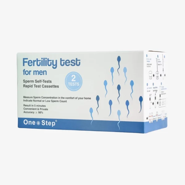 OneStep Komplet za testiranje kakovosti moške sperme in plodnosti je namenjen kvalitetnemu ugotavljanju koncentracije semenčic v moški spermi.