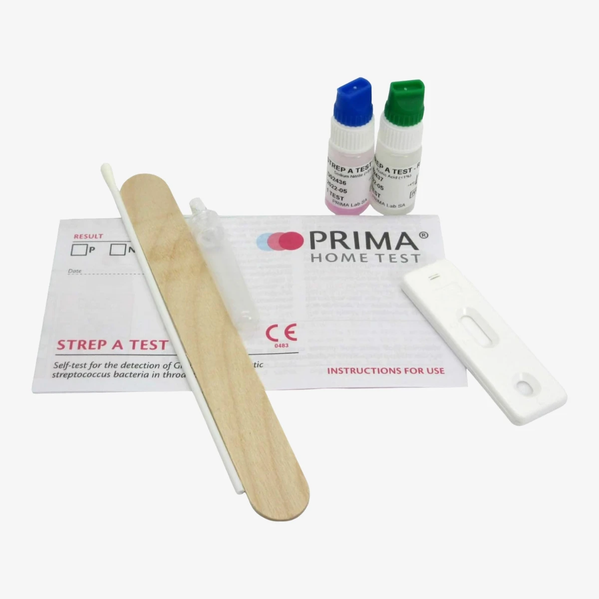 Test za Strep A test je namenjen odkrivanju bakterije Streptococcus pyogenes v brisu žrela.
