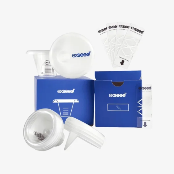 ExSeed test moške plodnosti analizira spermo in pomaga razumeti možnosti za zanositev.